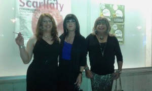 Going to the Guida Scarllaty show with a couple of friends