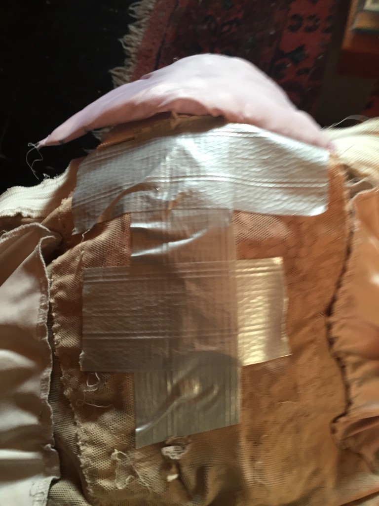 Duct tape over the hole