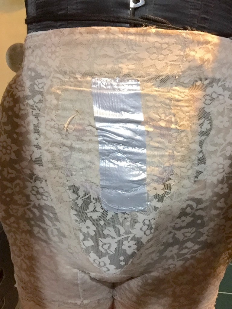 Wearing the mended garment