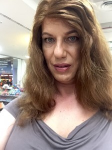 Yep, that's me on a looooong queue inside the supermarket!
